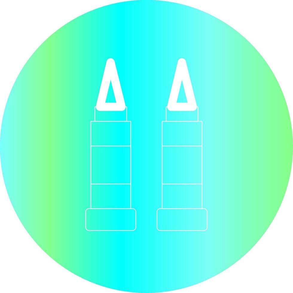 design de ícone criativo de balas vetor