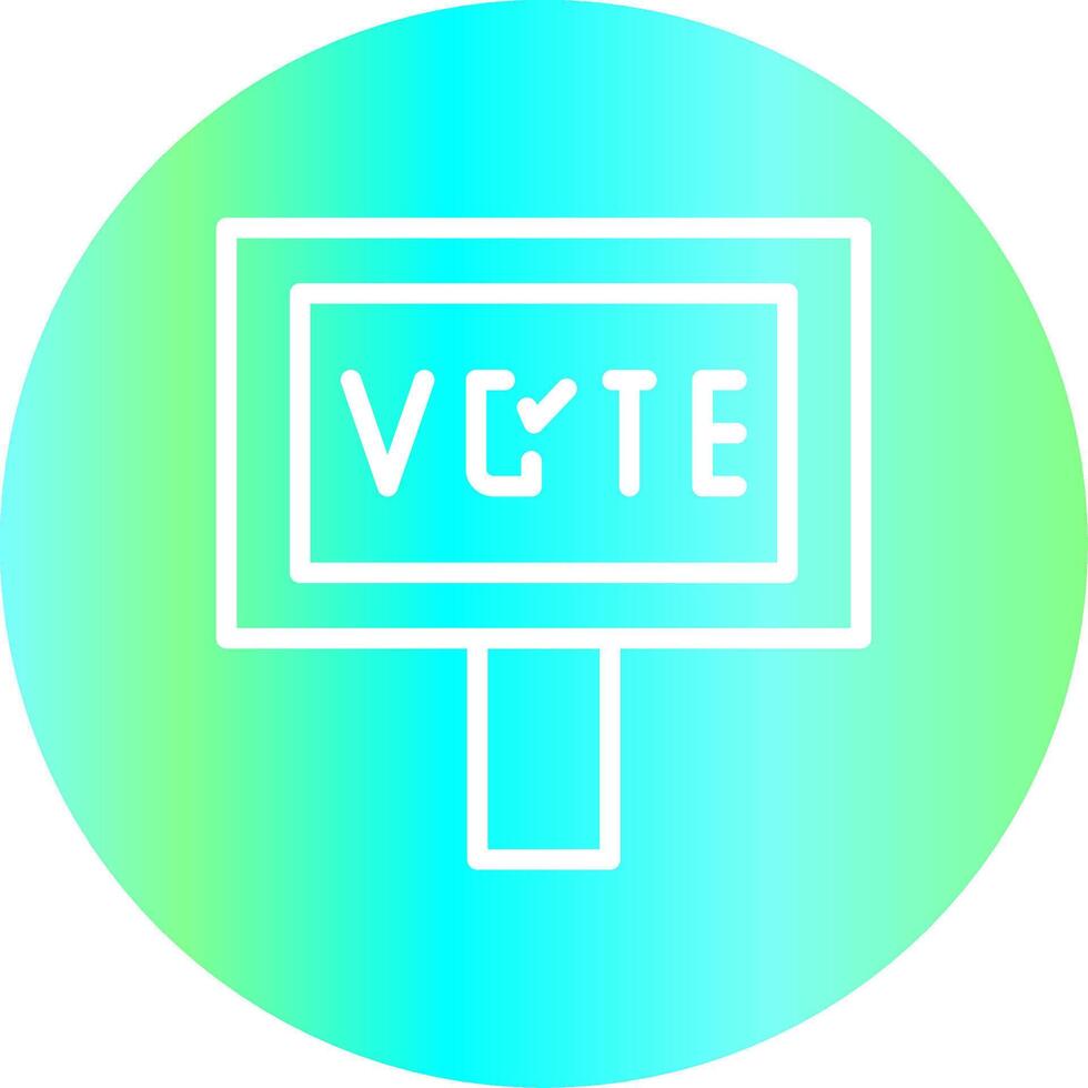 votar design de ícone criativo vetor