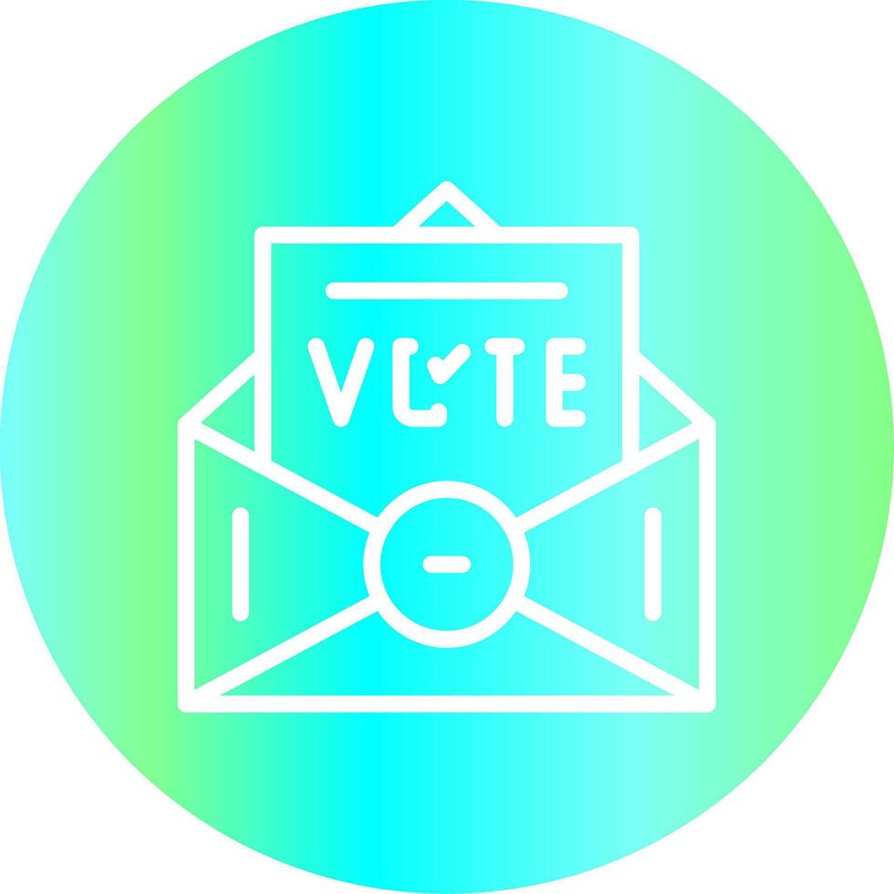 votar design de ícone criativo vetor