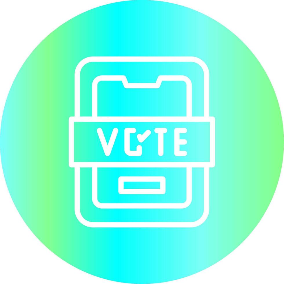 votar design de ícone criativo vetor