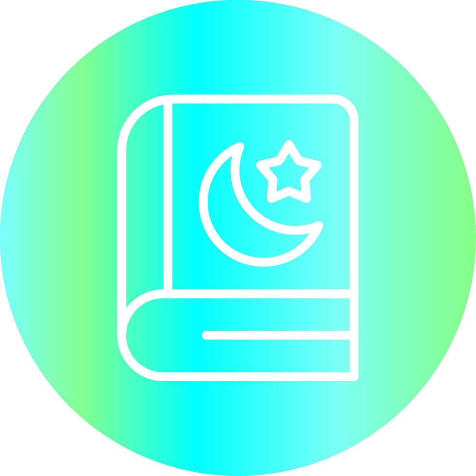 design de ícone criativo do alcorão vetor