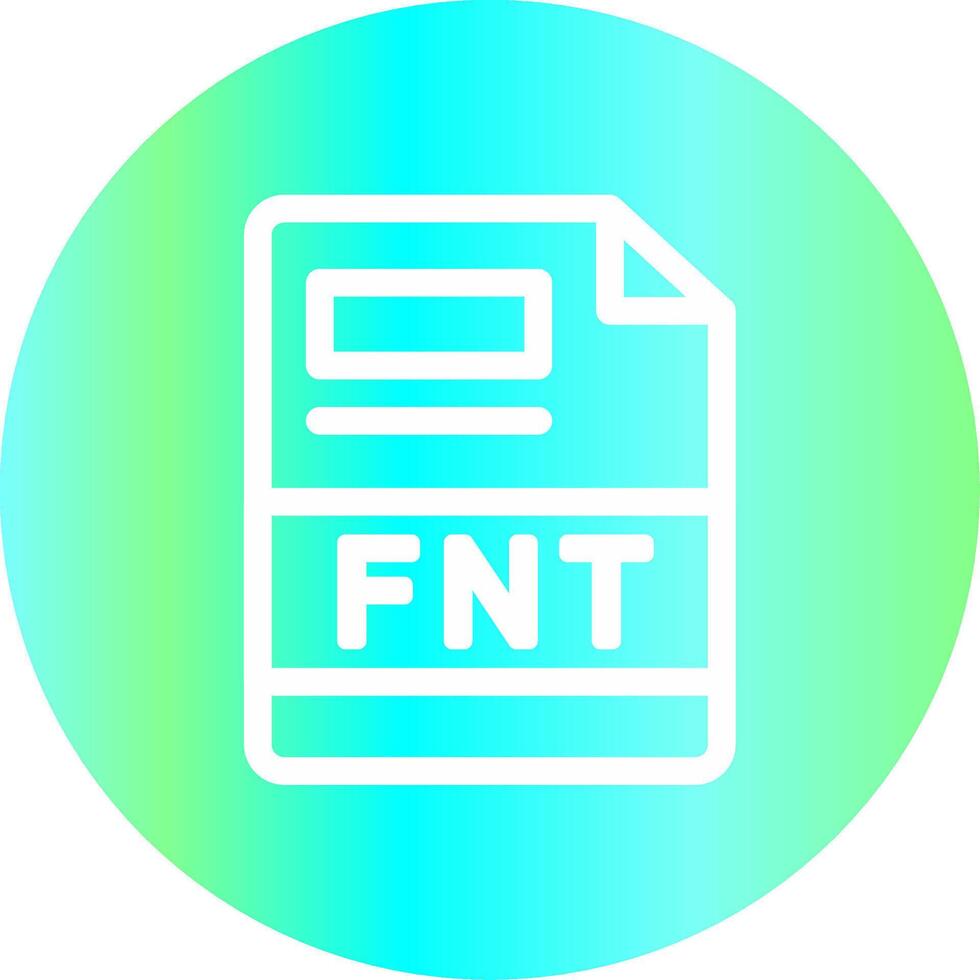 fnt criativo ícone Projeto vetor