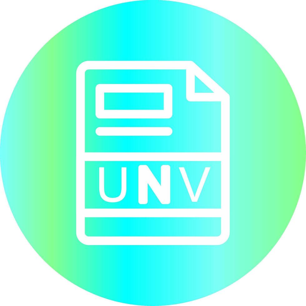 unv criativo ícone Projeto vetor