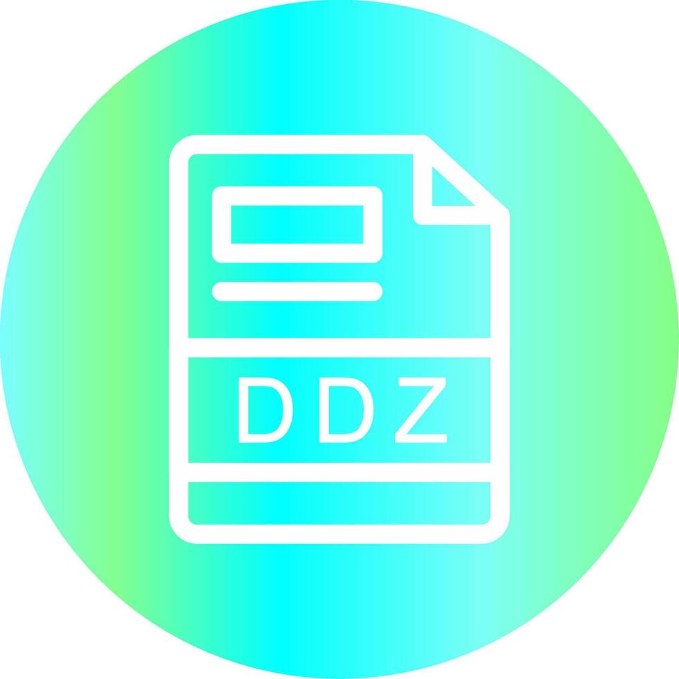 ddz criativo ícone Projeto vetor