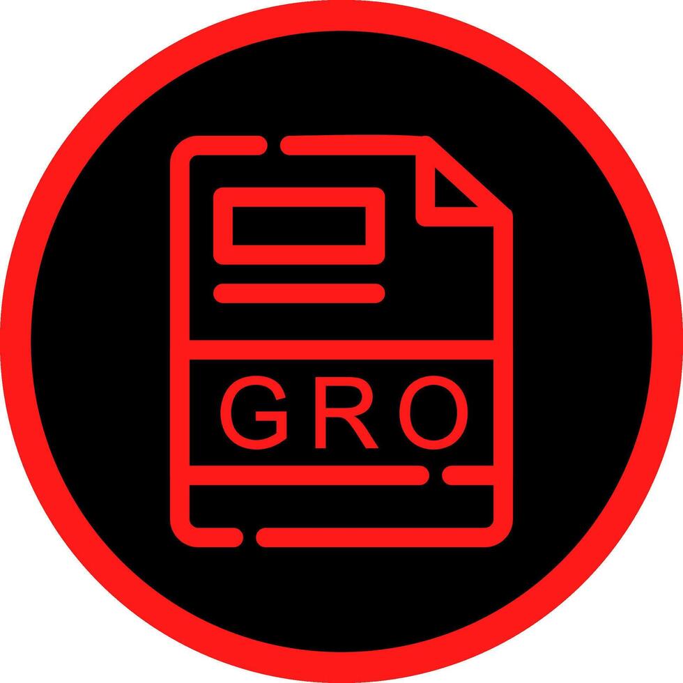 gro criativo ícone Projeto vetor