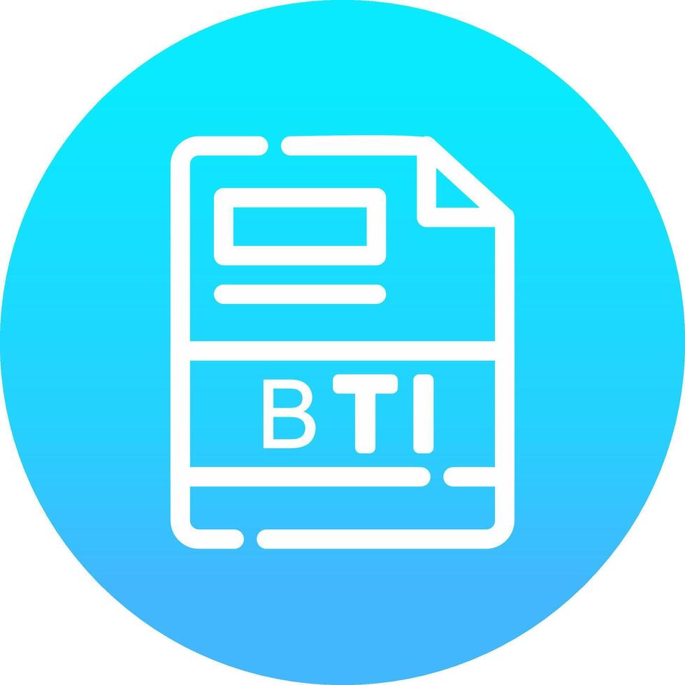 bti criativo ícone Projeto vetor