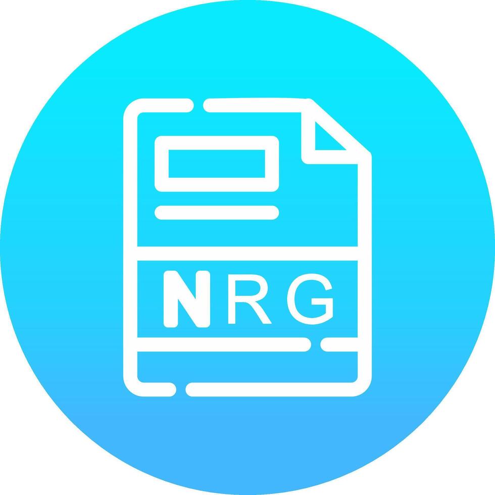 nrg criativo ícone Projeto vetor