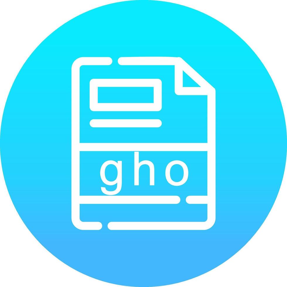 gho criativo ícone Projeto vetor