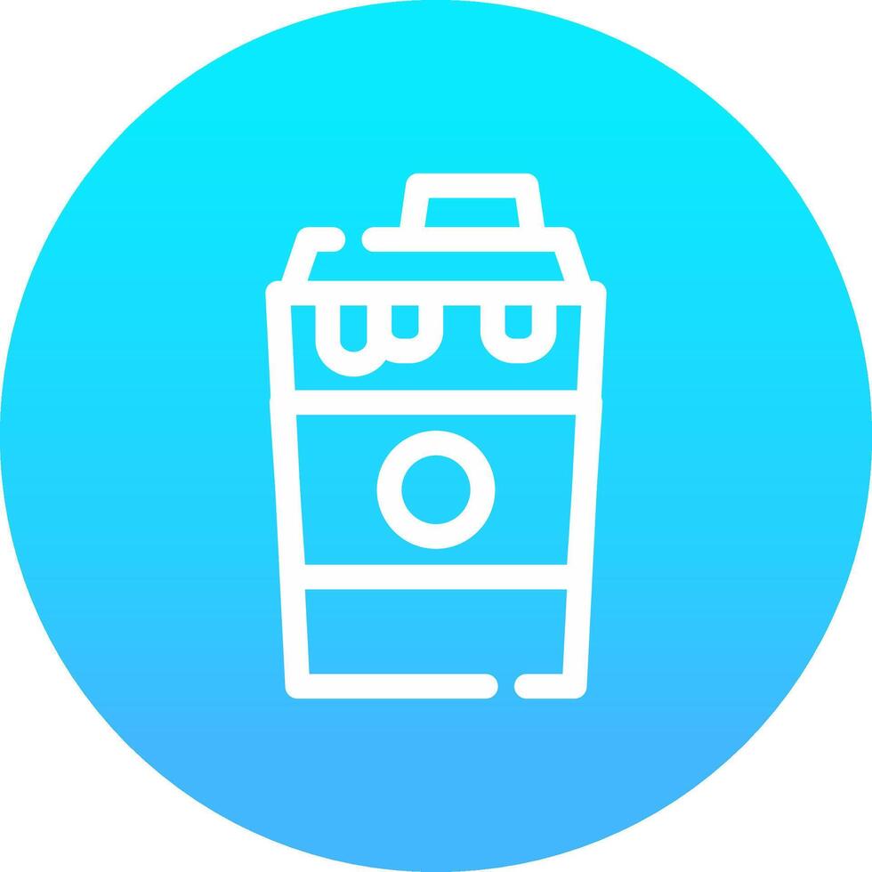 design de ícone criativo de xícara de café vetor