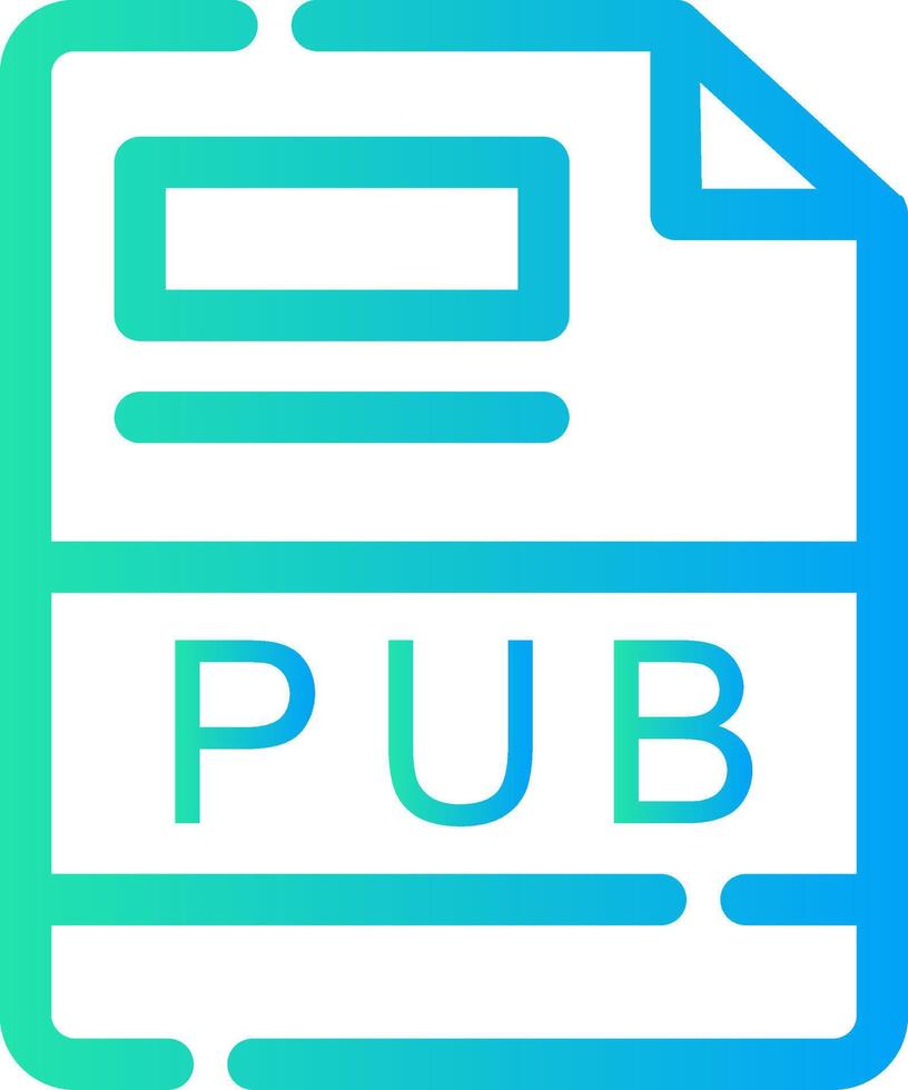 design de ícone criativo de pub vetor