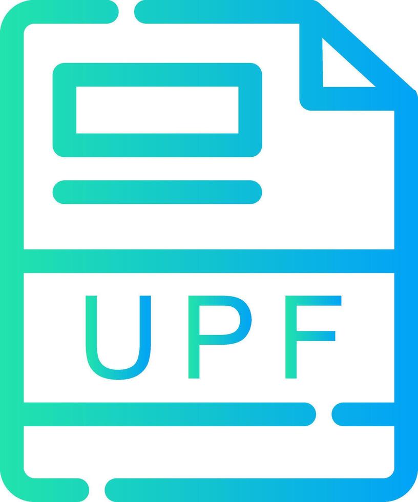 upf criativo ícone Projeto vetor