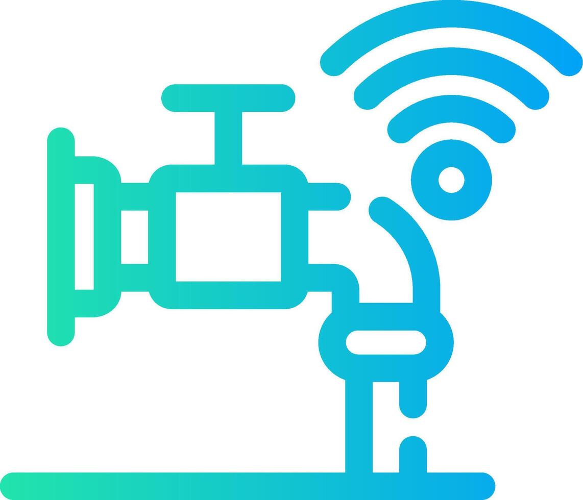 inteligente água sensor criativo ícone Projeto vetor