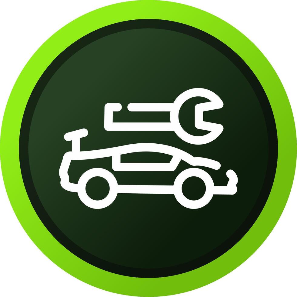 design de ícone criativo de serviço de carro vetor