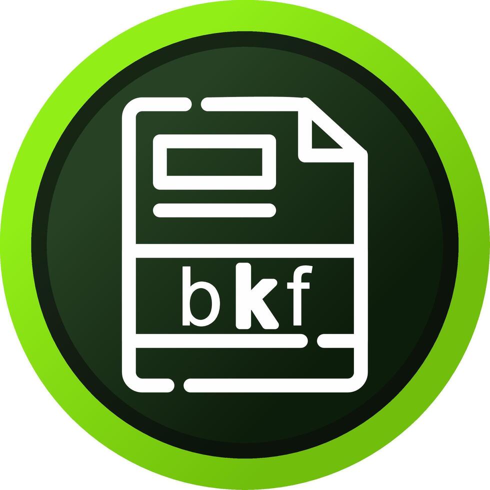 bkf criativo ícone Projeto vetor