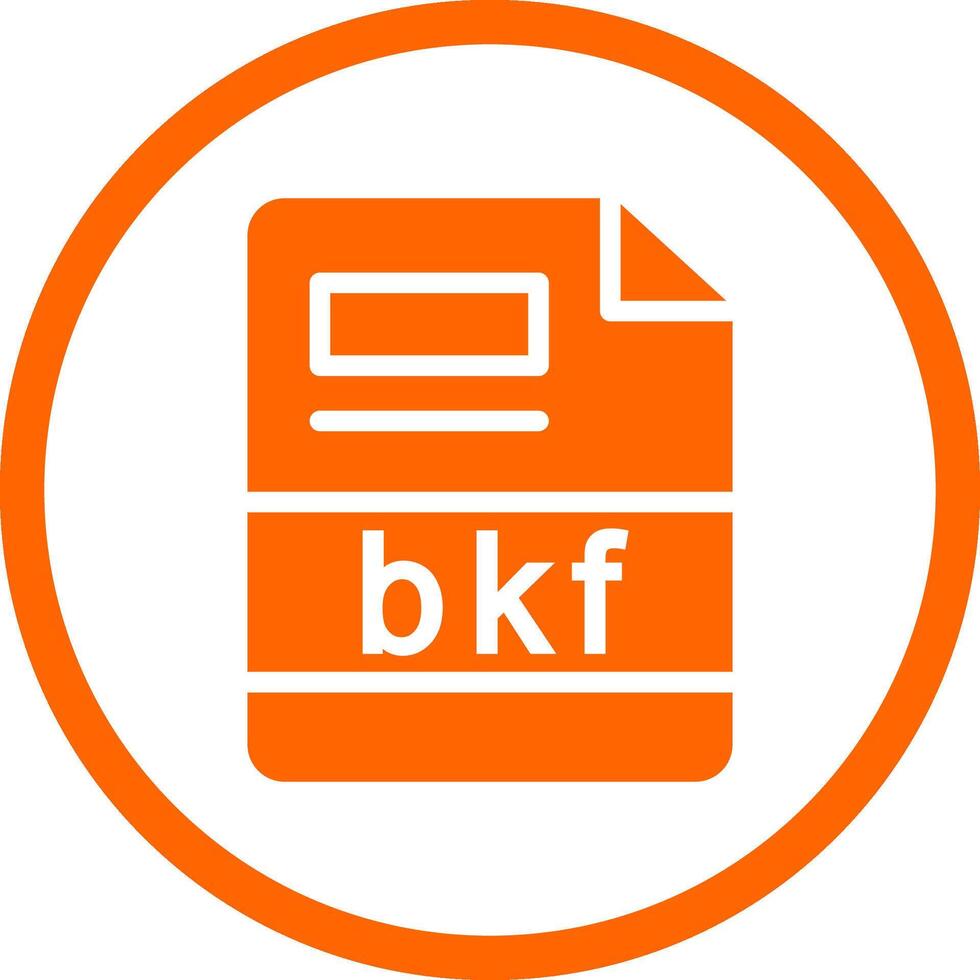 bkf criativo ícone Projeto vetor