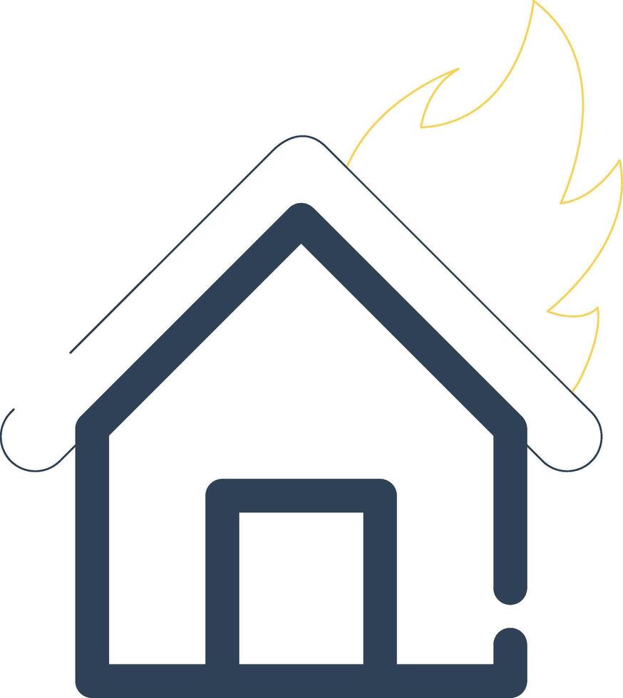 design de ícone criativo de fogo vetor