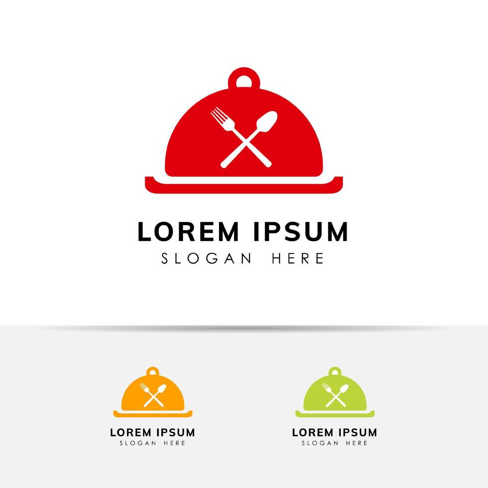 modelo de design de logotipo de restaurante. elemento de design de sinal de ícone de restaurante vetor