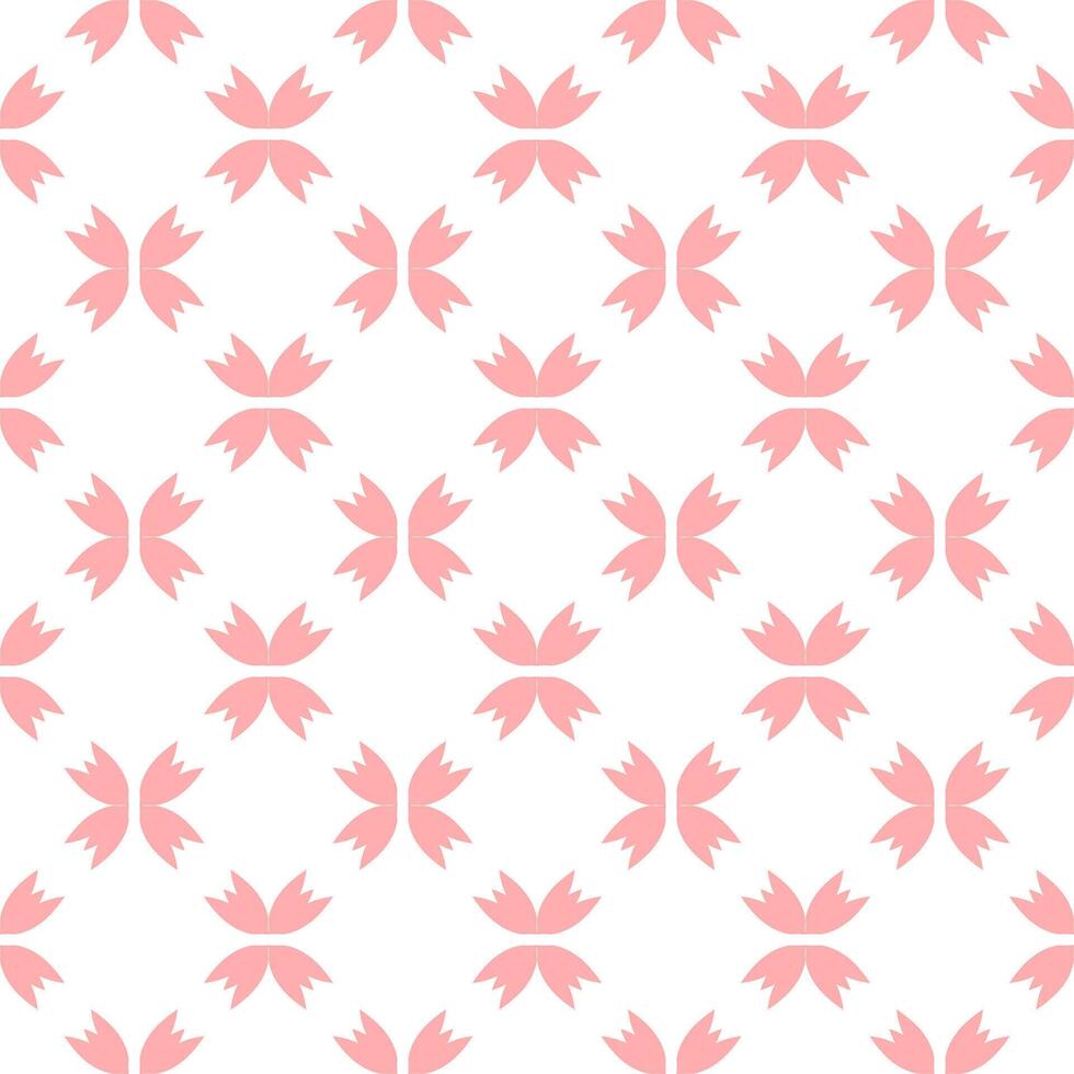 design padrão com motivo floral vetor