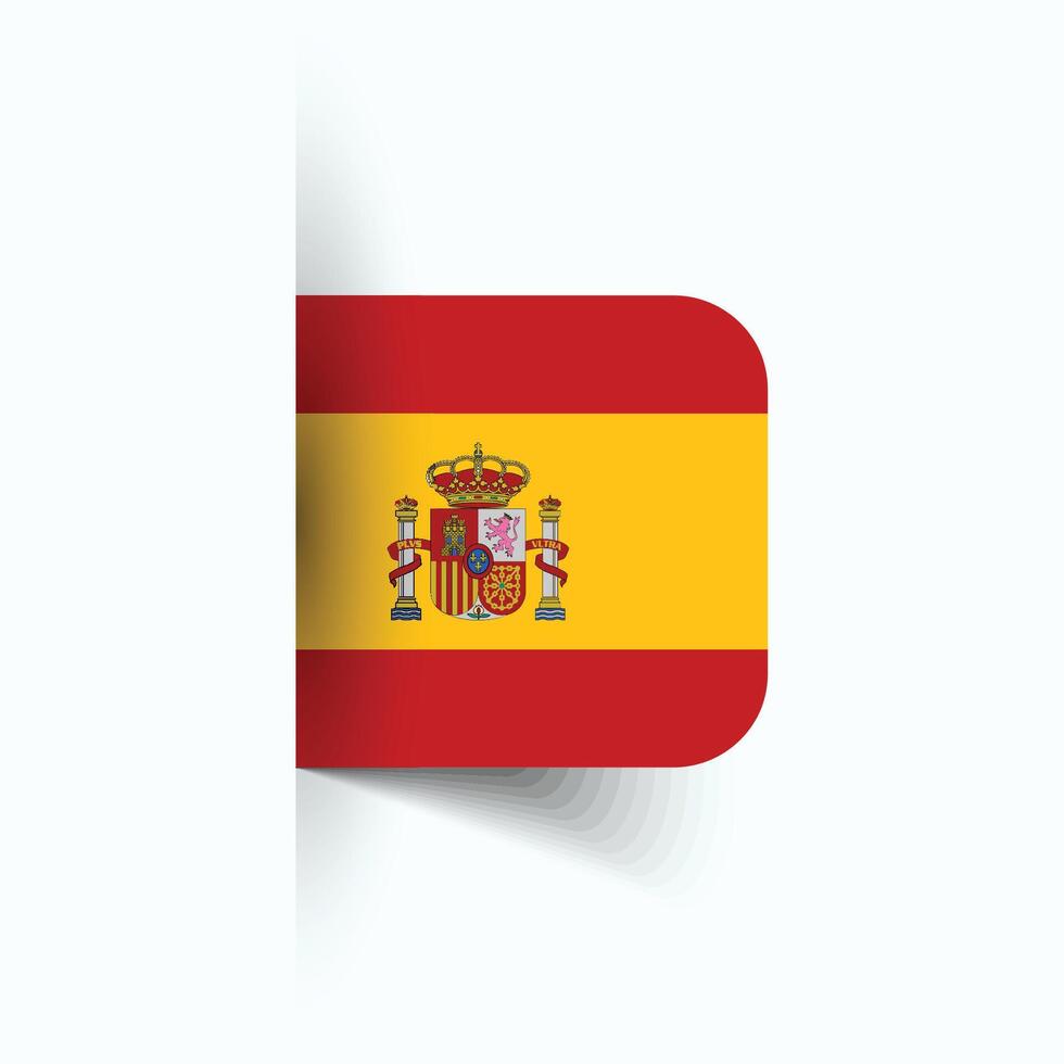 Espanha nacional bandeira, Espanha nacional dia, eps10. Espanha bandeira vetor ícone