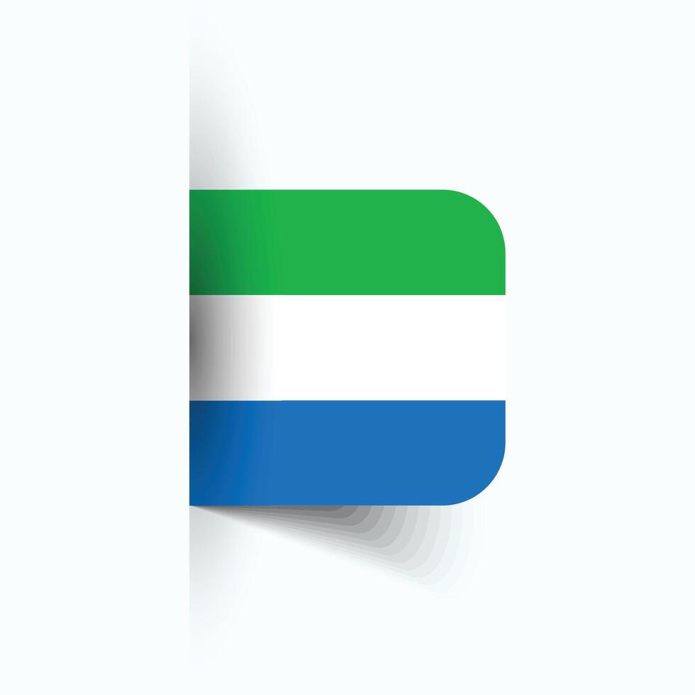 serra leone nacional bandeira, serra leone nacional dia, eps10. serra leone bandeira vetor ícone