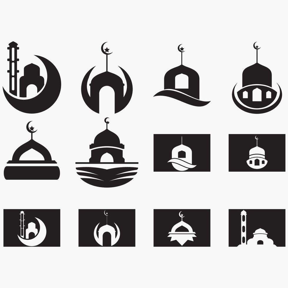 coleção do mesquita logotipos vetor