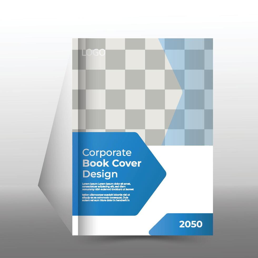coleção do moderno gráfico Projeto livro cobrir disposição modelo com gráfico elementos e espaço para foto fundo dentro a4 tamanho. vetor