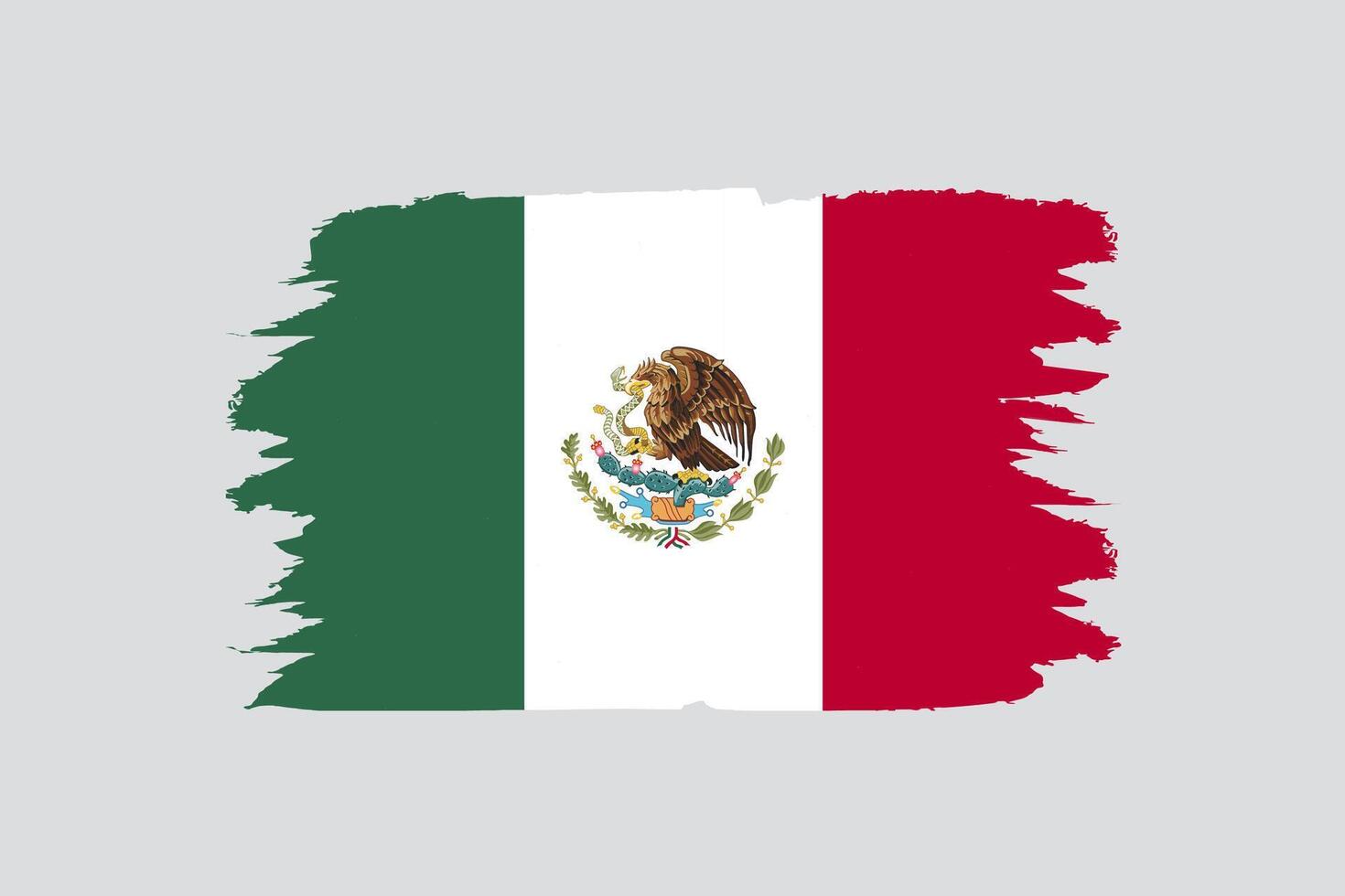 nacional bandeira do México vetor Projeto