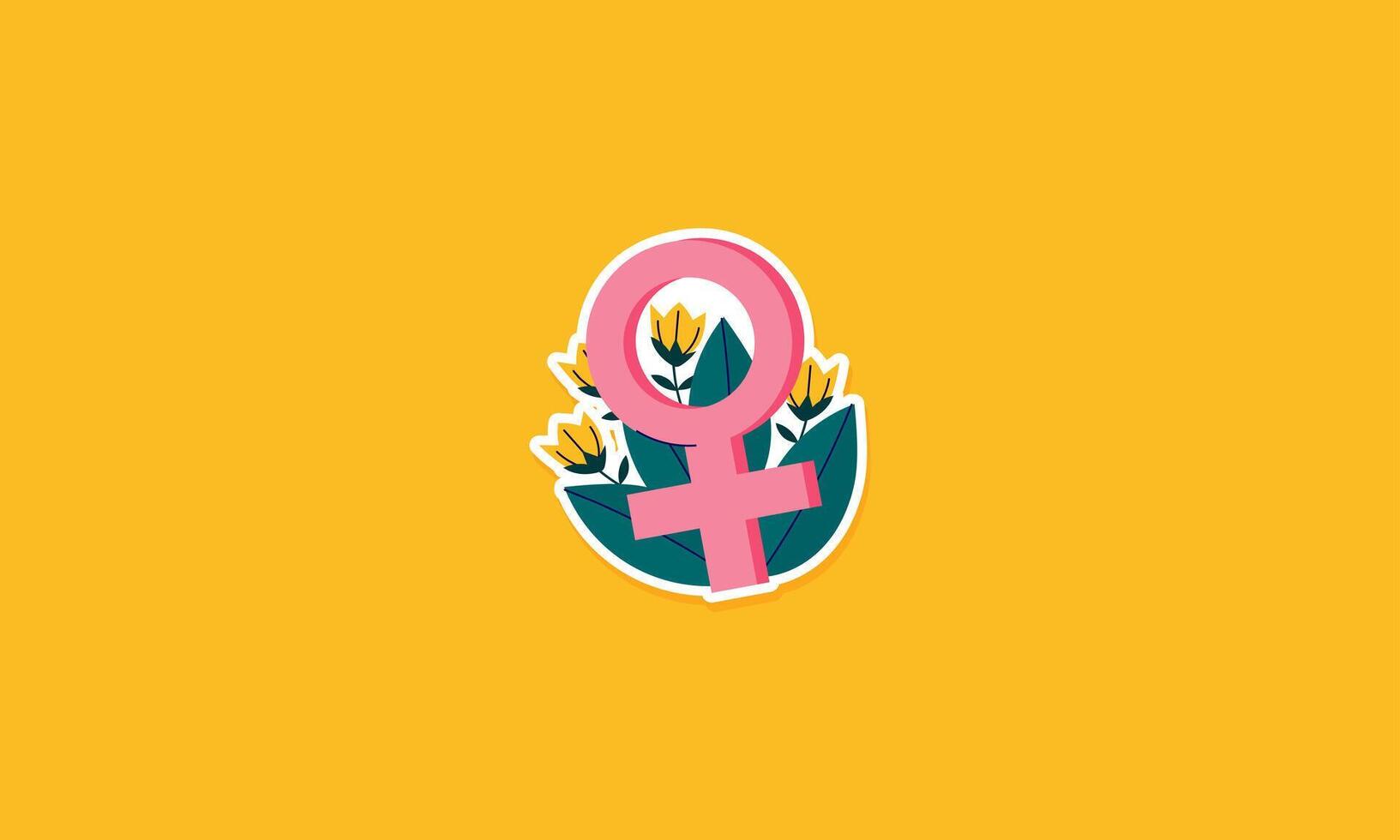 feliz mulheres dia vetor ilustração bandeira plano Projeto