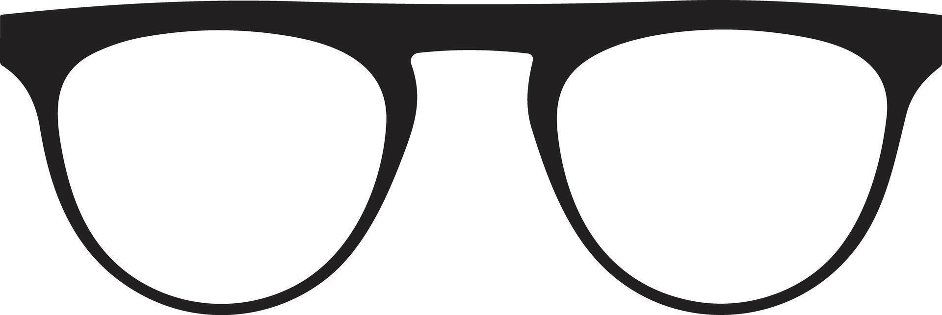 Óculos logotipo ou crachá dentro vintage ou retro estilo vetor