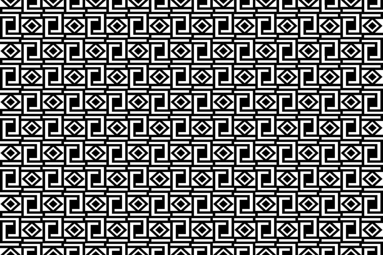 monocromático Preto e branco padronizar. abstrato mosaico textura para tecido, imprimir, mesa pano, bandeira, cobrir, cartão, lenço, suave mobília, convite, decoração, invólucro papel, interior, papel de parede. vetor