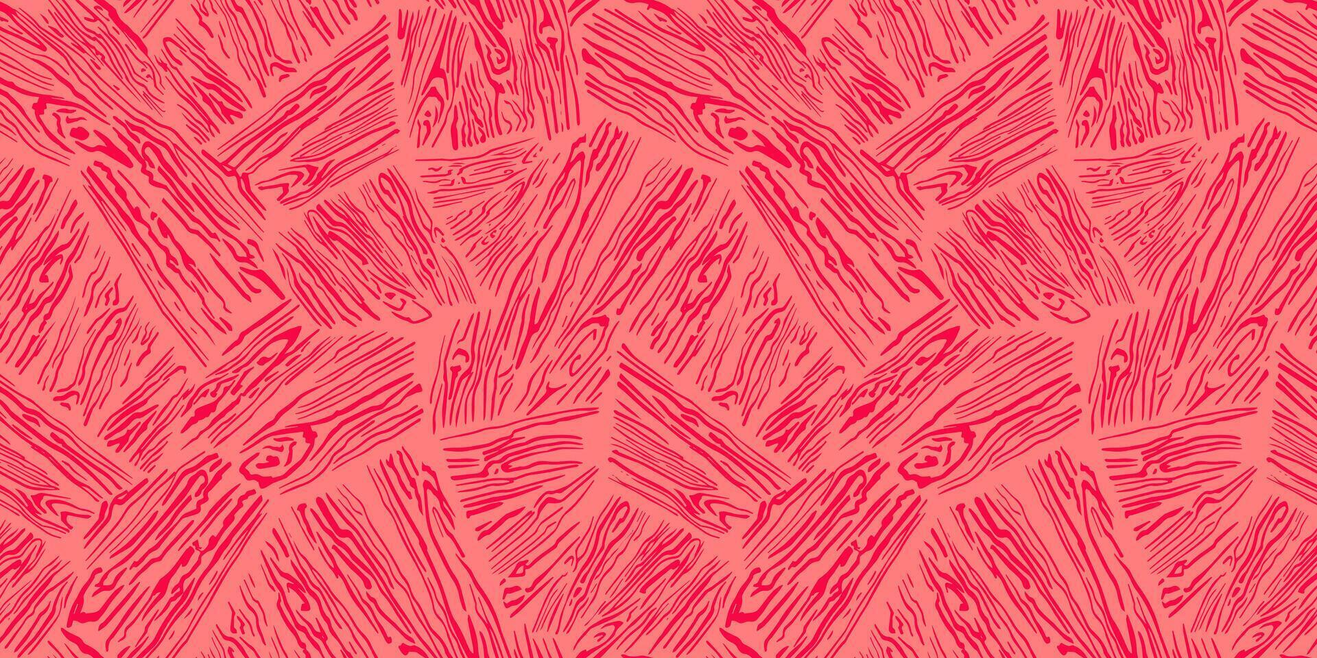 brilhante simples desatado padronizar com abstrato formas vermelho árvore. vetor mão desenhado esboço. estilizado geométrico textura árvore modelado. colagem para impressão, projeto, tecido