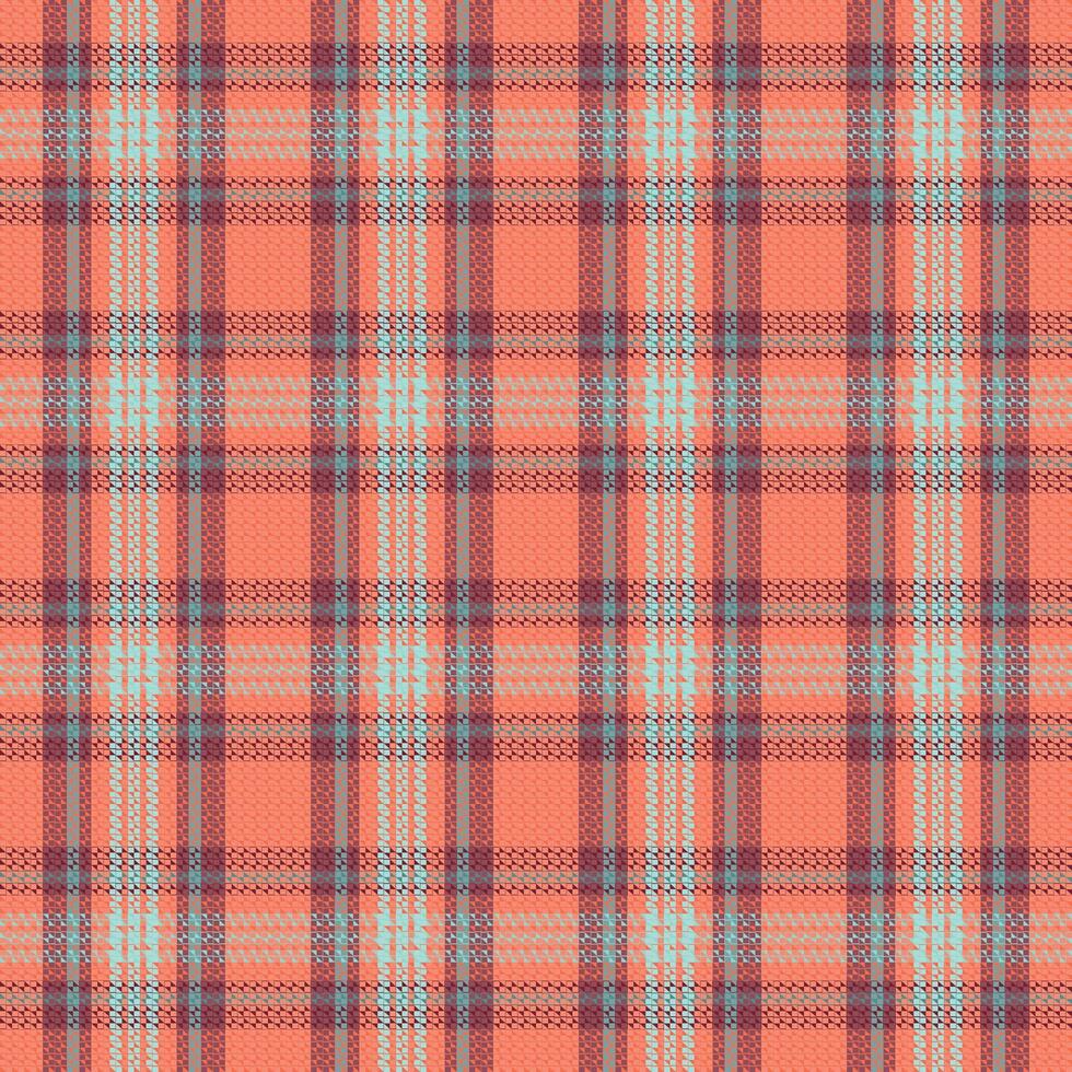 padrão xadrez tartan com textura e cores quentes. vetor