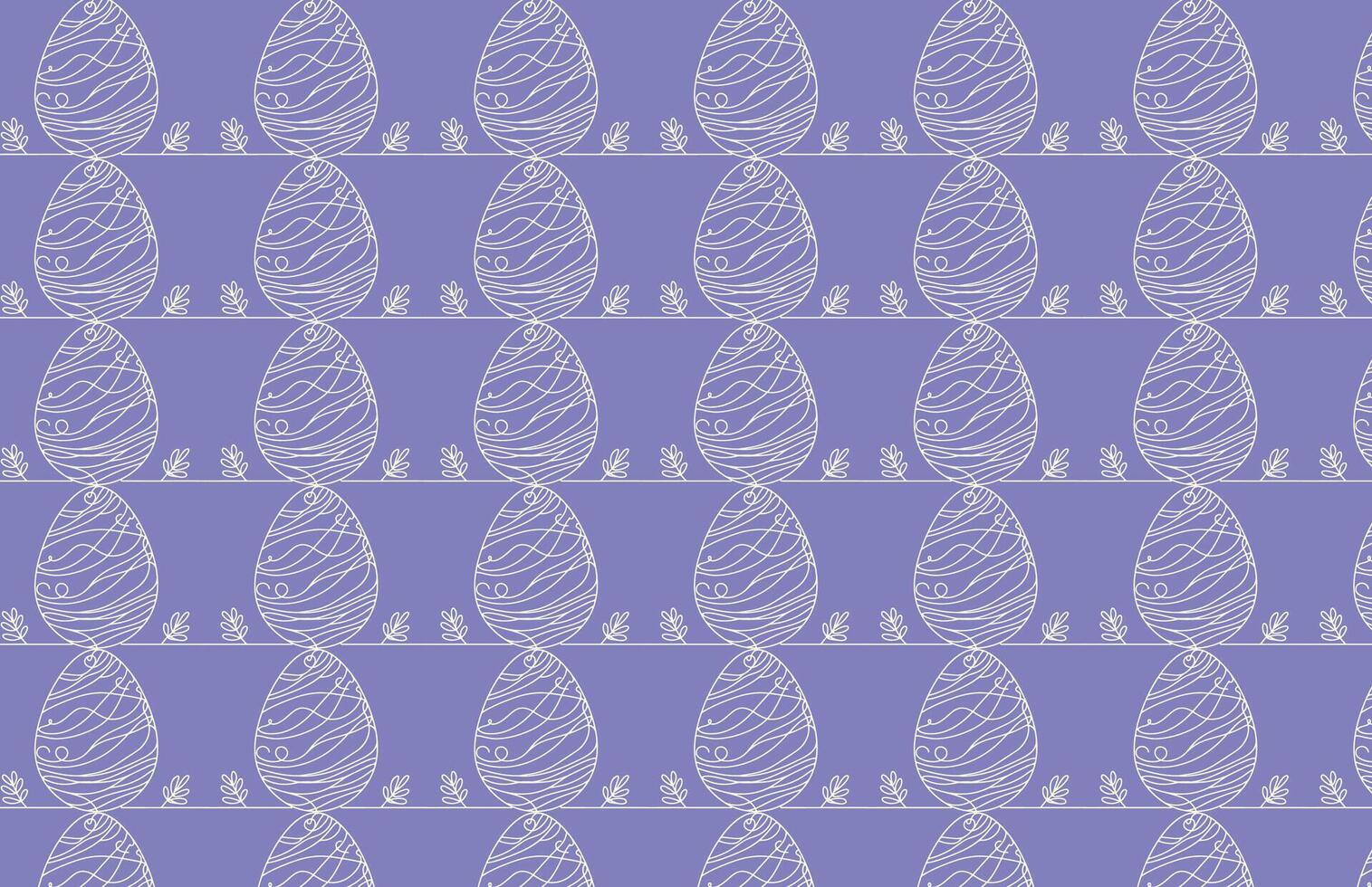 Páscoa ovos desatado padronizar com coelhinhos. mão desenhando rabisco coelhinho, flores recorrente Projeto para papel de parede, invólucro, tapete, roupas, tecido, cobrir, invólucro vetor