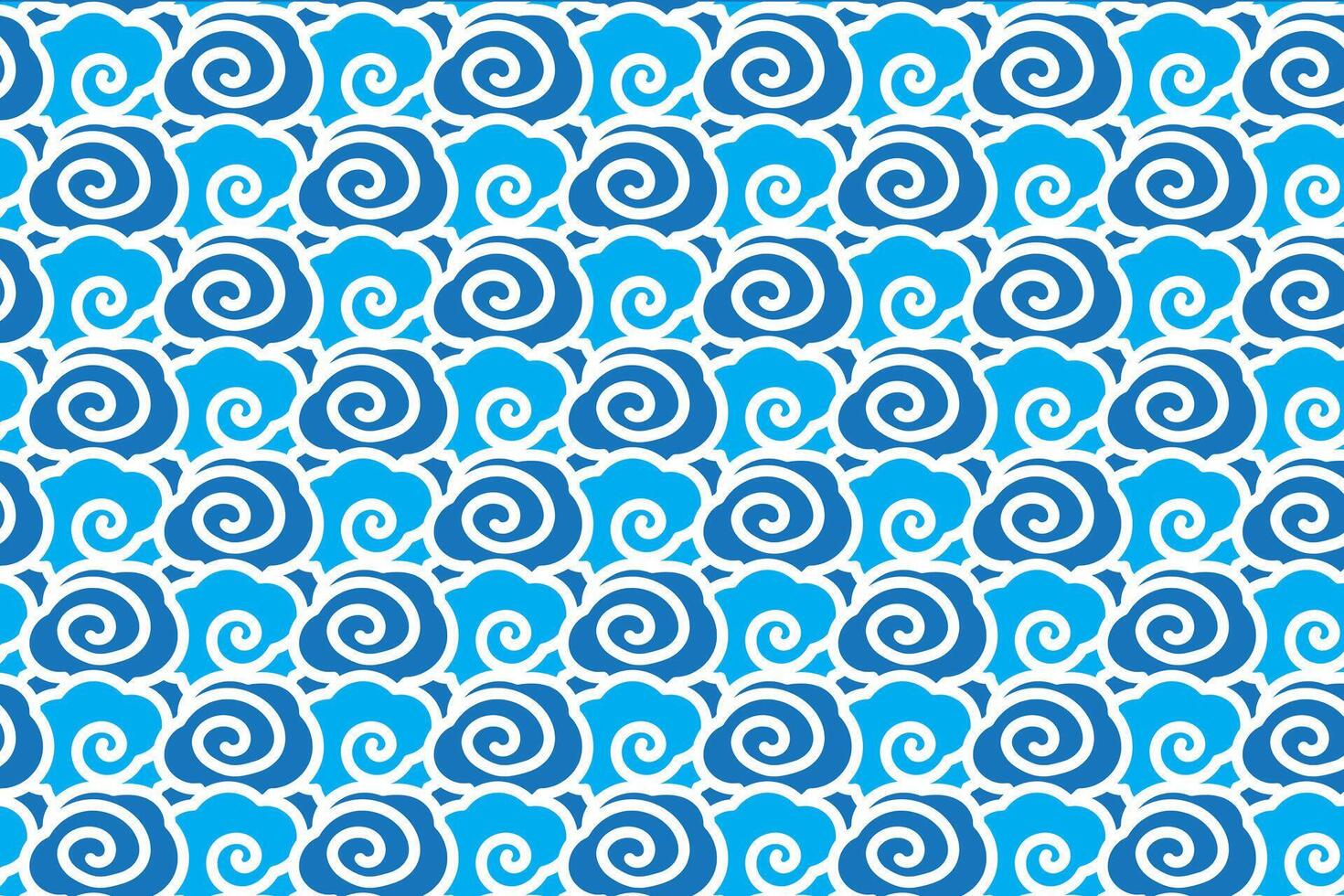 ilustração papel de parede do a abstrato azul nuvem fundo. vetor