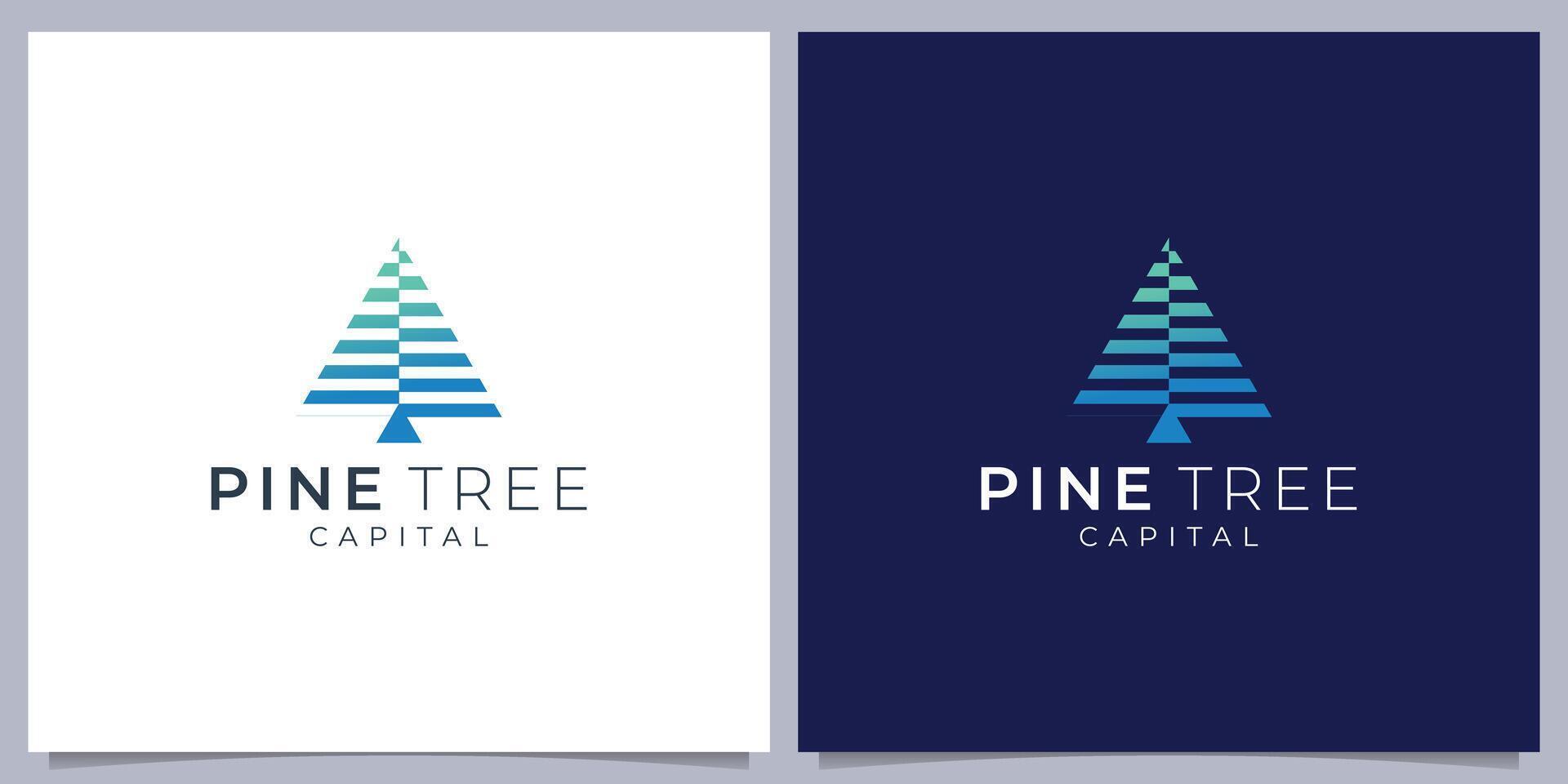 pinho árvore logotipo inspirações. universal criativo Prêmio símbolo. criativo mínimo Projeto modelo. símbolo para corporativo o negócio identidade vetor