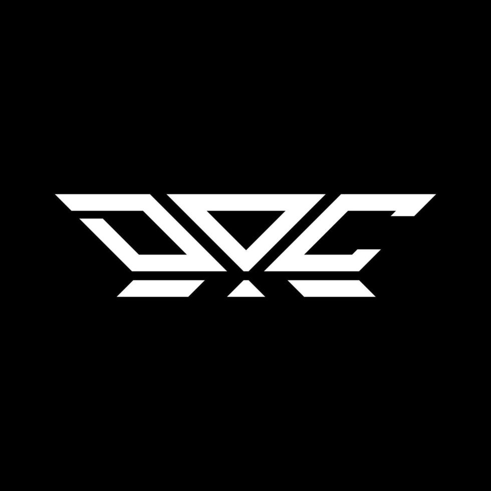 doc carta logotipo vetor projeto, doc simples e moderno logotipo. doc luxuoso alfabeto Projeto