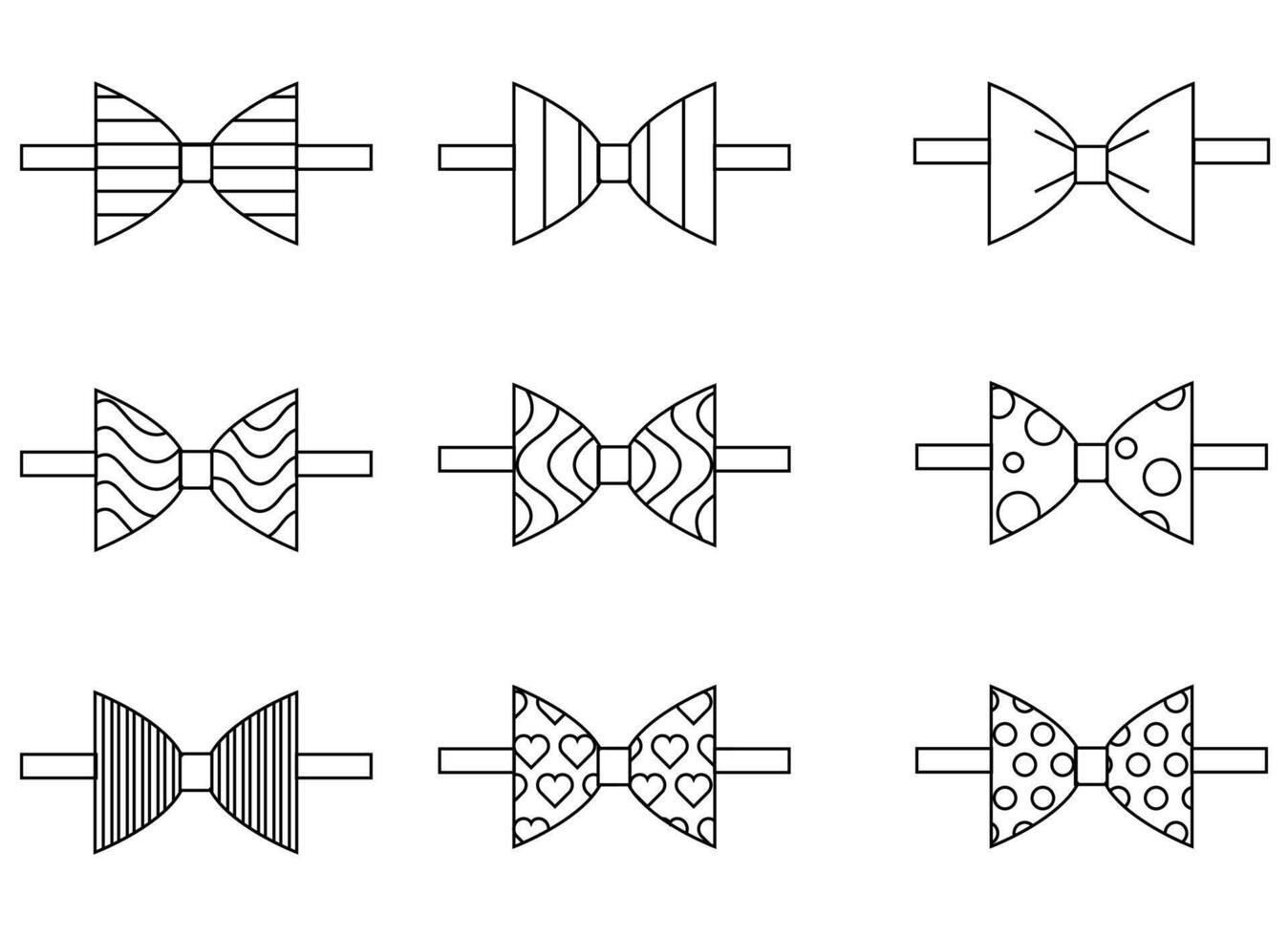 gravata-borboleta Projeto ilustração isolado em transparente fundo vetor