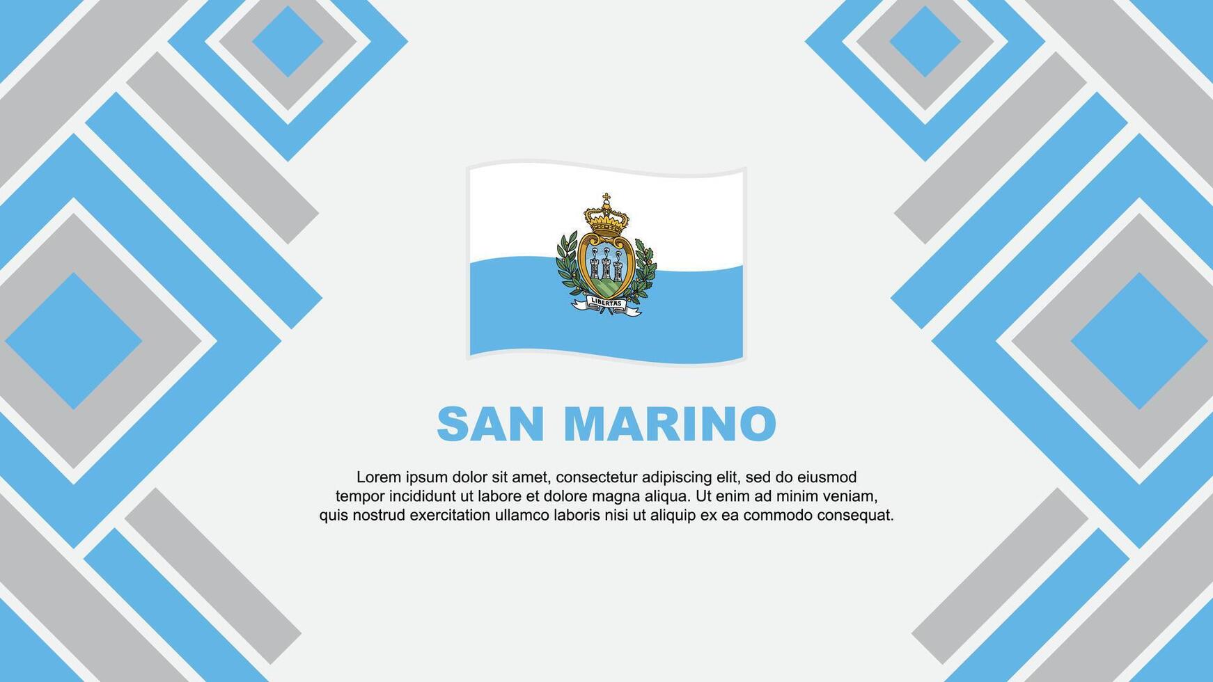 san marino bandeira abstrato fundo Projeto modelo. san marino independência dia bandeira papel de parede vetor ilustração. san marino