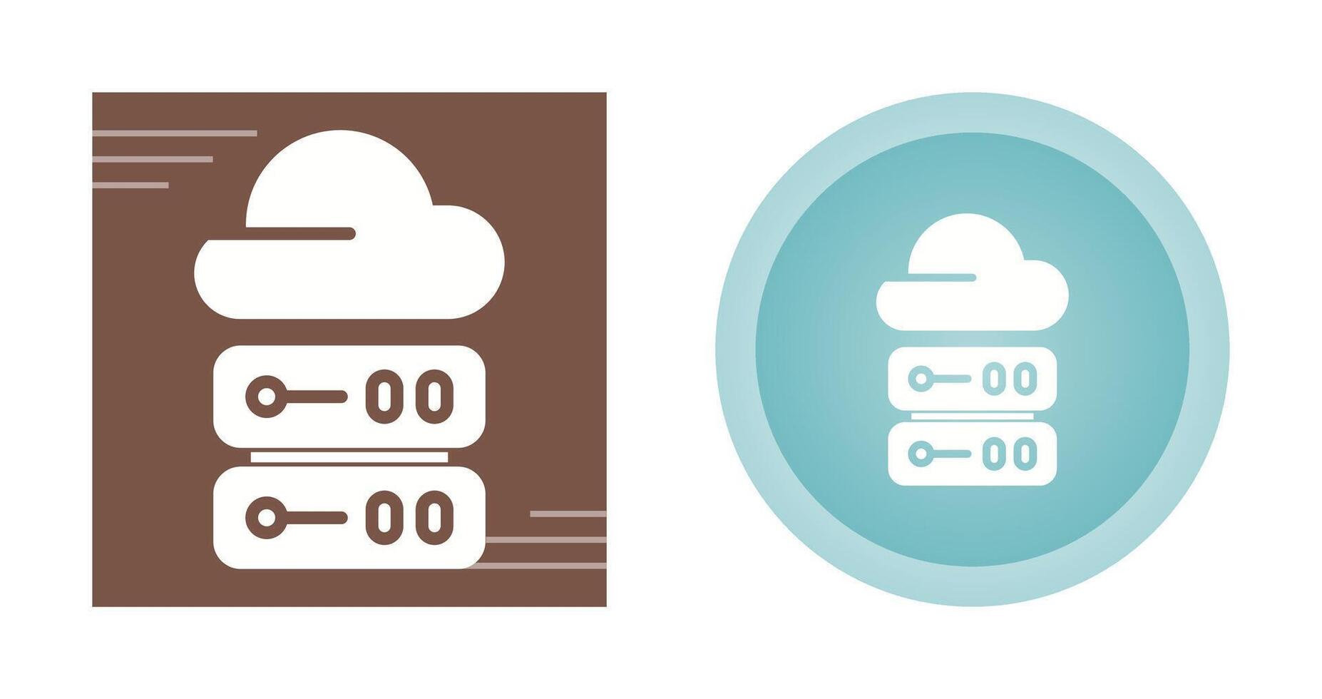 ícone de vetor de computação em nuvem