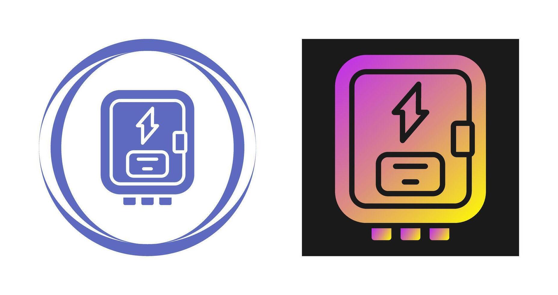 ícone de vetor de painel elétrico