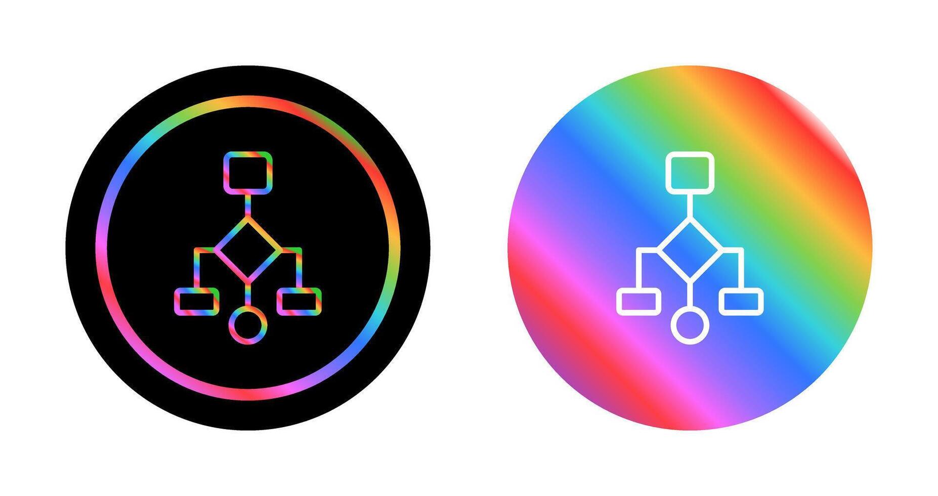 afinidade diagrama vetor ícone