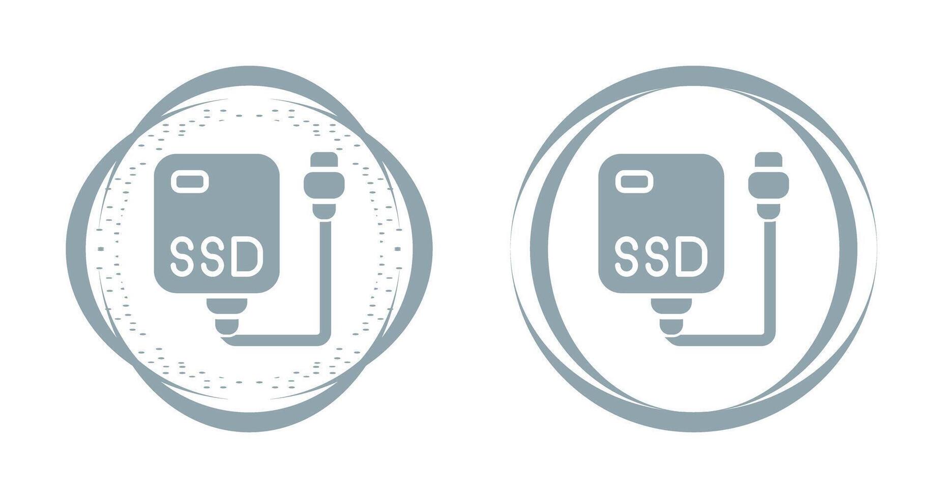 externo ssd vetor ícone