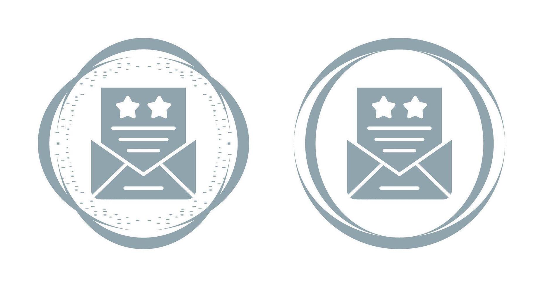 ícone de vetor de carta