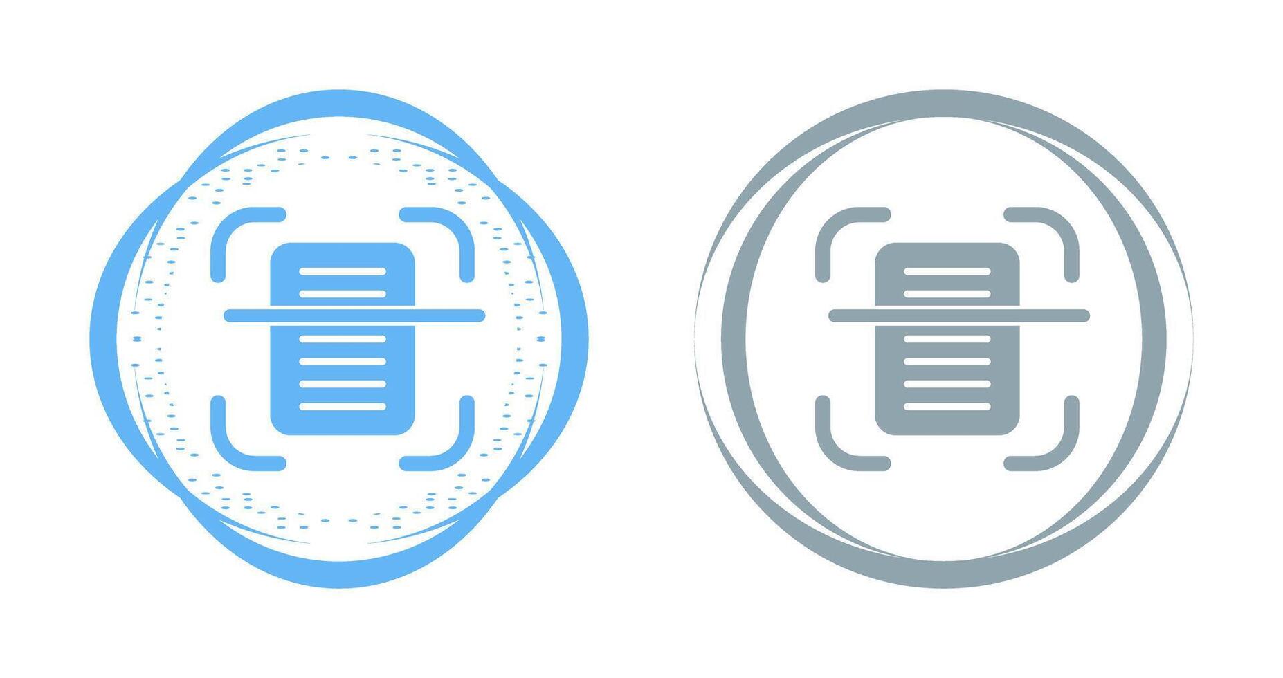 documento digitalização vetor ícone