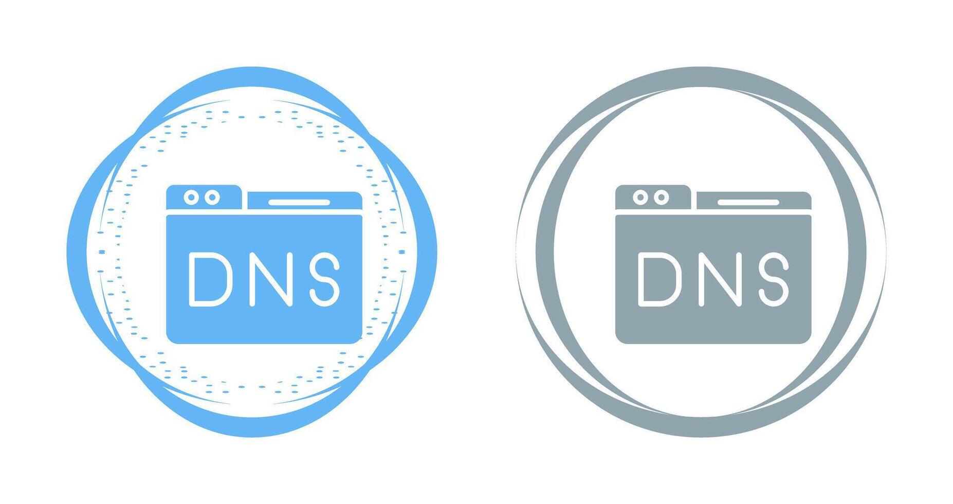 domínio dns gestão vetor ícone