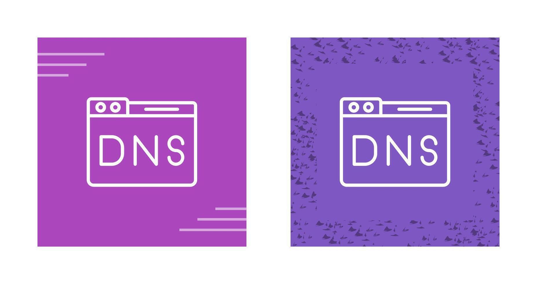 domínio dns gestão vetor ícone