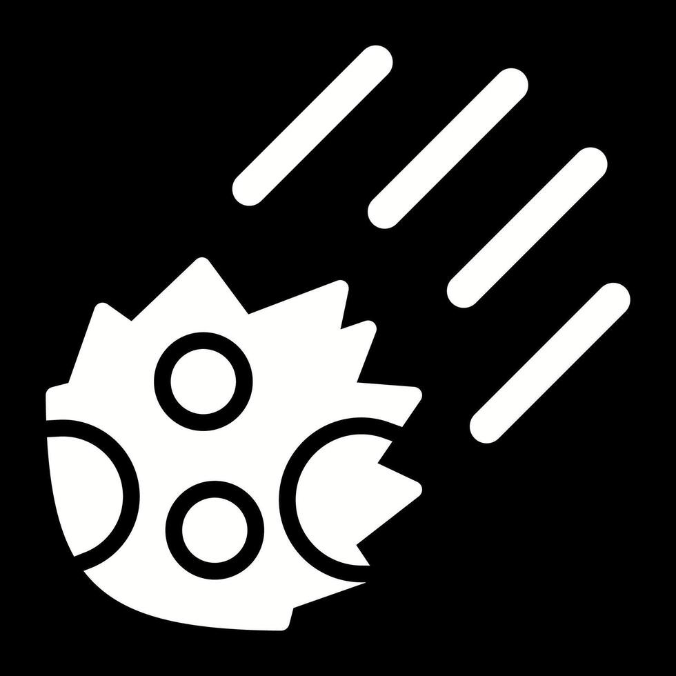 ícone de vetor de meteoro