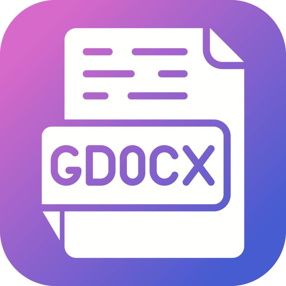 gdocx vetor ícone