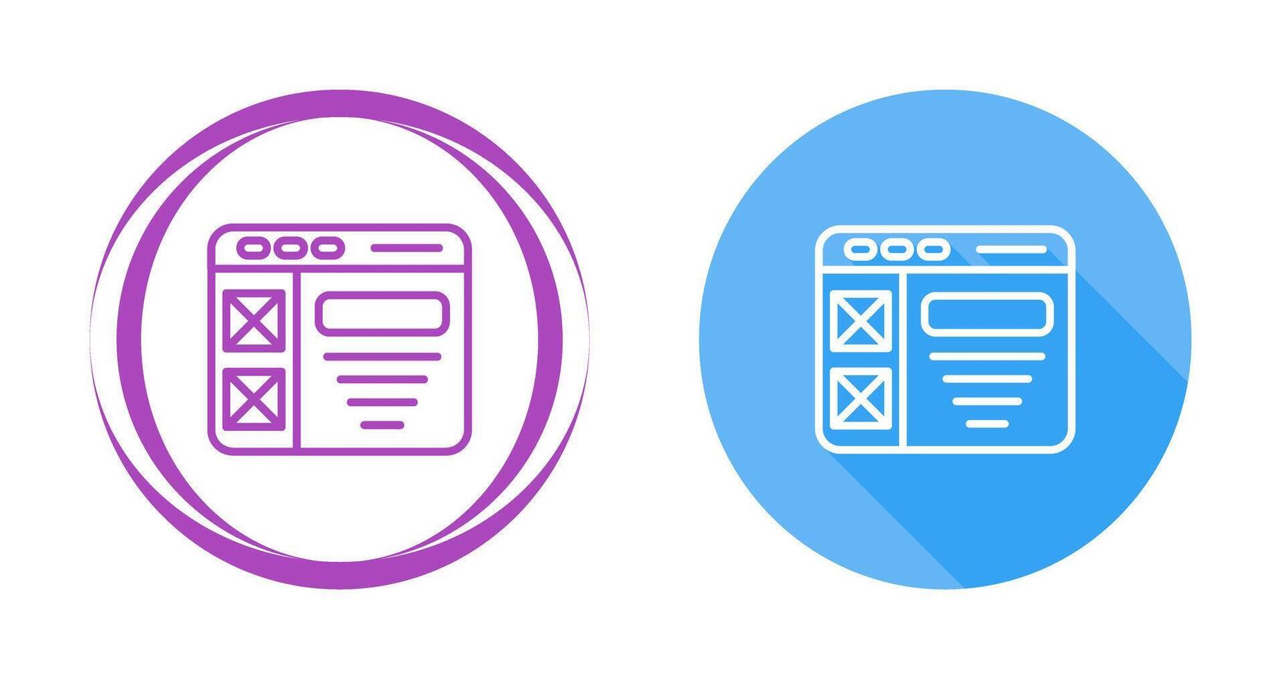 ícone de vetor de wireframe