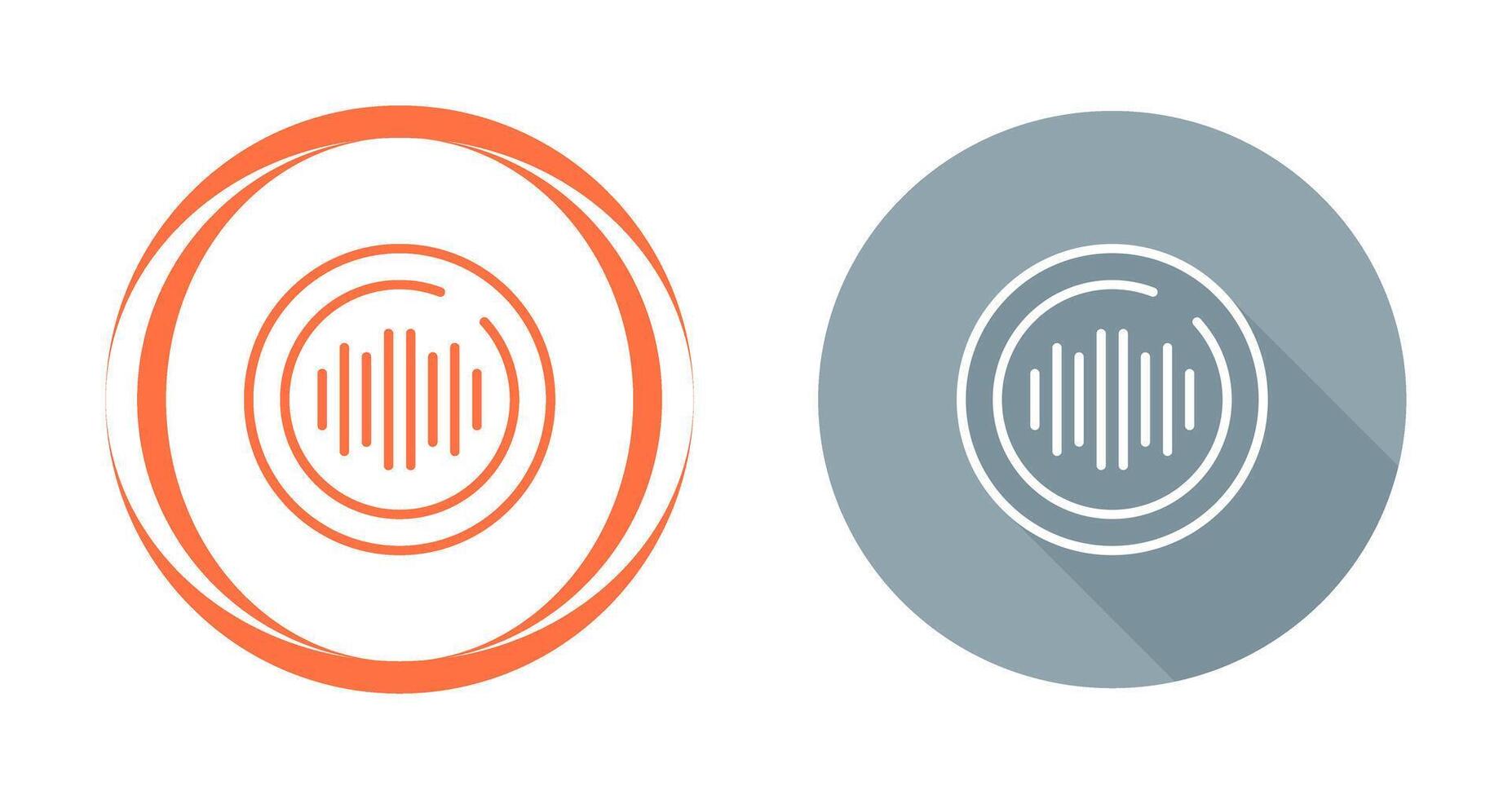 audio espectro círculo vetor ícone